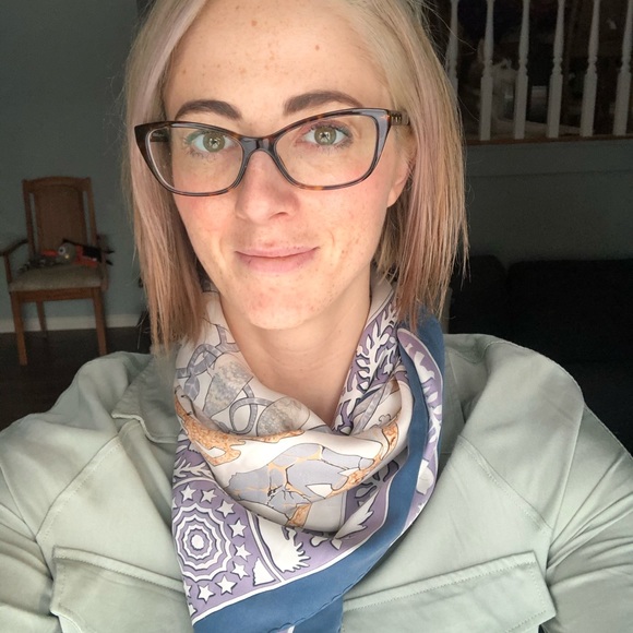 Hermes Silk Scarf- Premiers Americans - Picture 4 of 15